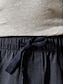 ieftine Pijamale-Bărbați loungewear Pijamale Set pijama Top și pantalon de pijama 2 Piese Simplu Stilat Casual Confortabili Casă Zilnic Amestec Bumbac Confort Henley Manșon Lung Tricou Pantaloni Cordon Talie elastică