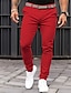 cheap Chinos-Men&#039;s Trousers Chinos Summer Pants Casual Pants Front Pocket Plain Comfort Breathable Casual Daily Holiday Fashion Basic Pumpkin Black