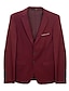 Χαμηλού Κόστους Κοστούμια-μαύρα μπορντό ανδρικά κοστούμια κοκτέιλ επίσημο φόρεμα επαγγελματικά κοστούμια μονόχρωμα 2 τεμάχια προσαρμοσμένα σε εφαρμογή μονόστομο με ένα κουμπί 2024