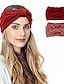 voordelige Haaraccessoires voor dames-2 stuks Dames Haarbanden Haarband Voor Buiten Dagelijks Stof Zwart Rood blauw