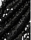 abordables Americanas de mujer-Mujer chaqueta Fiesta Exterior Calle Otoño Invierno Abrigo Ajuste regular Transpirable Elegante Moderno Estilo moderno Chaquetas Manga Larga Plano Lentejuelas Brillante Negro Rosa Vino