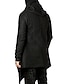 cheap Men&#039;s Trench Coat-Men&#039;s Trench Coat Hooded Cloak Outdoor Daily Wear Fall &amp; Winter 100% Cotton Outerwear Clothing Apparel Fashion Streetwear Plain Hooded