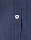 abordables Chemises habillées pour hommes-Homme Chemise Noir Blanche Rose dragée manche longue Bloc de couleur Revers Printemps &amp; Automne Bureau et carrière Fête de Mariage Vêtement Tenue