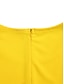 Недорогие однотонные рабочие платья-женское рабочее платье новогоднее платье платье-футляр полуформальное платье офисная повседневная работамодное платье миди на пуговицах с круглым вырезом с длинным рукавом однотонное тонкое желтое