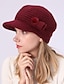 זול כובעים לנשים-קשת כובע סרוג לנשים &amp; כובע חורף תרמי בעיצוב פונפונים עם מגן שמש לחוץ
