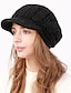 ieftine Pălării Damă-Pentru femei Pălărie Beanie Pălărie Fedora Casă Zilnic Concediu Culoare solidă / simplă Cusut Casual Stilul nordic Casul / Zilnic 1 pcs