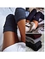 Χαμηλού Κόστους γυναικείο καλσόν-Γυναικεία Καλσόν Κάλτσες που τσακίζουν τους μηρούς  Καλσόν Διατηρείτε Ζεστό Ελαστικό Πλέξιμο Μοντέρνα Καθημερινά Βαθυγάλαζο Μαύρο Σκούρο γκρι Ένα Μέγεθος