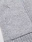 baratos suéter cardigã masculino-Homens Sueter Cardigan Suéter com zíper Estriado Tricotar Padrão Bolsos Tricotado Tecido Capuz Aquecimento Contemporâneo Moderno Roupa Diária Para Noite Roupa Inverno Preto Azul Marinho Escuro S M L