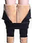 billige Leggings-kvinders fleeceforede leggings fuld længde lomme mikroelastisk højtalje mode streetwear street daily claret black s m vinter
