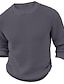 cheap Men&#039;s Pullover Sweater-Men&#039;s Knitwear Pullover Waffle Knit Regular Knit Plain Crew Neck Modern Contemporary Casual Work Daily Wear Clothing Apparel Fall &amp; Winter Black White S M L