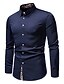 preiswerte Businesshemden für Herren-Herren Oberhemd Kragenhemd Knopfhemd Abstrakt Hochzeit Täglich Schwarz Weiß Wein Marineblau Langarm Bekleidung