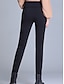 cheap Leggings-Women‘s Fleece Lined Leggings Full Length Pocket Micro-elastic High Waist Fashion Streetwear Street Daily claret Black S M Winter