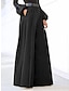 Χαμηλού Κόστους γυναικείο φόρεμα παντελόνι-γυναικείο φόρεμα φαρδύ φόρεμα εργασίας παντελόνι καμπάνα κάτω ολόσωμο μόδα streetwear καθημερινά μαύρο χακί s m φθινόπωρο χειμώνα