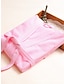 billiga Badrockar för damer-bomullsrock för kvinnor ren färg enkel avslappnad komfort hemsäng bröllopsfest andas v-tråd långärmad ficka höst vinter vit rosa