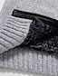 baratos suéter cardigã masculino-Homens Sueter Cardigan Suéter com zíper Estriado Tricotar Padrão Bolsos Tricotado Tecido Capuz Aquecimento Contemporâneo Moderno Roupa Diária Para Noite Roupa Inverno Preto Azul Marinho Escuro S M L