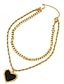 Недорогие Ожерелья и подвески-Жен. ожерелья Мода на открытом воздухе С сердцем Ожерелья