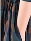 abordables vestidos estampados de algodón y lino-Mujer Vestido de cuadros Vestido informal Vestido de lino de algodón Vestido maxi Lino Bolsillo Estampado Básico Clásico Diario Vacaciones Escote Chino Manga Larga Otoño Invierno Amarillo Rojo Plaid