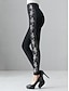 voordelige Leggings-Dames Chinese Panty Modaal Medium Taille Volledige lengte Heet zilver nr. 2 Herfst
