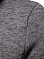 voordelige pullover voor heren-Voor heren Trui Coltrui Geribd breien Normaal Gebreid Effen Coltrui Modern eigentijds Werk Alledaagse kleding Kleding Winter Zwart Wit S M L