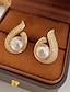 זול עגילים-זוג 1 עגיל For בגדי ריקוד נשים יומי פגישה (דייט) חוף סגסוגת סגנון וינטג&#039; אופנה