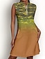 levne Designová kolekce-Dámské golfové šaty Modrá Bez rukávů Ochrana proti slunci Tenisový outfit Dámské golfové oblečení oblečení oblečení oblečení oblečení