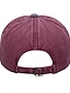 cheap Men&#039;s Hats-Unisex Baseball Cap Sun Hat Black Wine Cotton Washed Sports Simple Travel Outdoor Vacation Color Block Adjustable Fashion