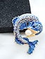 رخيصةأون بروش-نسائي دبابيس كلاسيكي حيوان حيوانات أنيق بروش مجوهرات أزرق من أجل شارع مواعدة