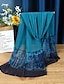 cheap Women&#039;s Scarves-Gradual Color Silk Scarf Female Imitation Silk Soft Chiffon Scarf Dancing Gauze Scarf