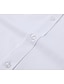baratos Camisas masculinas de negócios-Homens Camisa Social Saia Azul Claro Preto Branco Manga Longa Tecido Lapela Primavera &amp; Outono O negócio Casual Roupa