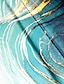 ieftine Bluze &amp; Cămăși Damă-Pentru femei Cămașă Bluză Grafic Abstract Casual Imprimeu Asimetric Argintiu Manșon scurt De Bază Rotund