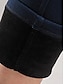 baratos Leggings de mulher-Mulheres Leggings Poliéster Cintura Alta Comprimento total clarete Outono