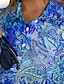 economico Abbigliamento da golf femminile-Per donna POLO Blu Senza maniche Protezione solare Superiore Floreale Abbigliamento da golf da donna Abbigliamento Abiti Abbigliamento