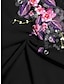baratos T-Shirts de mulher-Mulheres Camiseta Floral Imprimir Feriado Final de semana Básico Manga Curta Decote Redondo impressão personalizada
