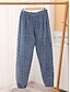 billiga Sovkläder till damer-pyjamasset för kvinnor ren färg plysch avslappnad komfort hem daglig säng korall fleece korall sammet varma lapel långärmad pullover byxa höst vinter hem outfits