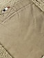 お買い得  メンズジャケット＆コート-男性用 フリースの上着 カーゴジャケット シェルパジャケット アウトドア デイリーウェア ウォーム 秋 冬 平織り ファッション ストリートファッション ラペル レギュラー カーキ色 アーミーグリーン ダークブルー ジャケット