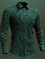 Χαμηλού Κόστους ανδρικά γραφικά πουκάμισα-Τοτέμ Βίντατζ Γκόθικ Ανδρικά Πουκάμισο ΕΞΩΤΕΡΙΚΟΥ ΧΩΡΟΥ Απόκριες Δρόμος Φθινόπωρο &amp; Χειμώνας Απορρίπτω Μακρυμάνικο Μαύρο Βυσσινί Πράσινο του τριφυλλιού Τ M L Πουκάμισο
