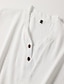 رخيصةأون قمصان رجالية عادية-رجالي قميص هينلي تي الأعلى سهل V رقبة شارع عطلة كم قصير ملابس موضة مصمم أساسي
