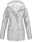 cheap Women&#039;s Coats &amp; Trench Coats-Women&#039;s Winter Coat Hoodie Jacket Windproof Warm Street Sport Daily Wear Vacation Button Pocket Drawstring with Pockets Single Breasted Hoodie Fashion Daily Plush Street Style Solid Color Regular Fit