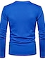 ieftine pulover cardigan pentru bărbați-Bărbați Pulover Cardigan Îmbrăcăminte tricotată Striat Tricotat Regulat Trunchiat Tricotat Simplu Rever Încălziri Contemporan modern Casual Purtare Zilnică Îmbrăcăminte Toamnă Iarnă Negru Albastru