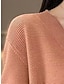 cheap Cardigans-Women&#039;s Cardigan Sweater Jacket V Neck Ribbed Knit Acrylic Button Knitted Fall Winter Regular Outdoor Valentine&#039;s Day Daily Fashion Streetwear Casual Long Sleeve Solid Color Black Pink Red S M L