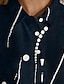 رخيصةأون مجموعة المصمم-نسائي قميص بولو أسود أزرق كم قصير حماية الشمس قمم ملابس الجولف للسيدات، ملابس ملابس