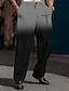 tanie męskie spodnie wizytowe z nadrukiem 3D-Wiara Gradient ramp Zabytkowe Biznes Męskie Druk 3D Spodnie Na zewnątrz Ulica Odzież do pracy Poliester Niebieski Pomarańczowy Koniczyna S M L Wysoki Elastyczność Spodnie