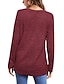 preiswerte Basic-Damenoberteile-T Shirt Damen Rote Blau Grün Solide / einfarbig Sexy Täglich Modisch Rundhalsausschnitt Regular Fit S