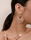 abordables Boucles d&#039;oreilles-1 paire de boucles d&#039;oreilles bohèmes pour femme turquoise quotidien plage alliage style vintage