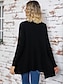 cheap Christmas sweater-Women‘s Christmas Cardigan Sweater V Neck Cable Knit Polyester Button Pocket Fall Winter Long Outdoor Xmas Daily Going out Stylish Casual Soft Long Sleeve Solid Color Black Red Blue S M L