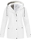 cheap Women&#039;s Coats &amp; Trench Coats-Women&#039;s Winter Coat Hoodie Jacket Windproof Warm Street Sport Daily Wear Vacation Button Pocket Drawstring with Pockets Single Breasted Hoodie Fashion Daily Plush Street Style Solid Color Regular Fit