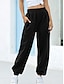 cheap Women&#039;s Cargo Pants-Women&#039;s Sweatpants Pants Trousers Cotton High Waist Full Length Black Fall