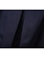 お買い得  メンズトレンチコート-男性用 冬物コート ピーコート トレンチコート ストリート ビジネス 秋 冬 ポリエステル 保温 高通気性 アウターウェア 衣類 カジュアル 純色 ポケット 折襟 ダブルブレスト