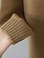 رخيصةأون كنزة صوفية للرجال-رجالي كنزة صوفية سترة او قفاز او لاعب قفز مضلع متماسكة عادية محبوك 平织 رقبة عالية مدورة الحديث المعاصر عمل مناسب للبس اليومي ملابس الخريف الشتاء أسود أبيض M L XL