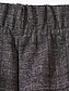 halpa naisten mekkohousut-naisten mekko työ fleece flanellihousut täyspitkät muoti katuvaatteet toimisto ura puhdas musta-syksy tyyli 228# leveät raidat xl 2xl syksy talvi